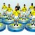 Subbuteo Andrew Table Soccer Brazil 1986 World Cup Team on Aeolus II Professional bases